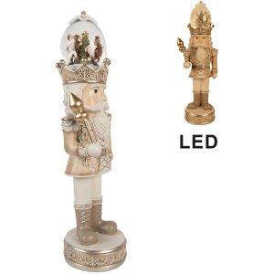Clayre & Eef Casse-noisette LED Décoration de...