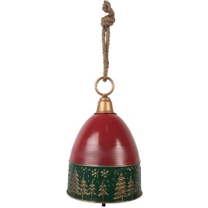 Décoration sonnette vintage Clayre & Eef rouge...