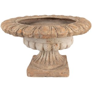 Clayre & Eef Pot de fleurs marron beige 61x35 cm