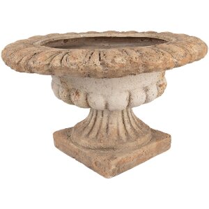 Clayre & Eef Pot de fleurs marron beige 61x35 cm