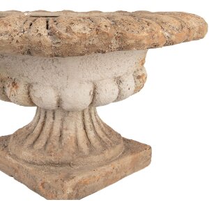 Clayre & Eef Pot de fleurs marron beige 61x35 cm