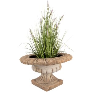 Clayre & Eef Pot de fleurs marron beige 61x35 cm