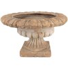 Clayre & Eef Pot de fleurs marron beige 61x35 cm