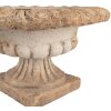 Clayre & Eef Pot de fleurs marron beige 61x35 cm