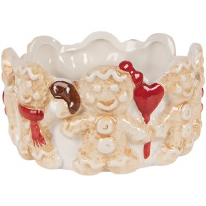 Clayre & Eef Bol Céramique Ø 14x7 cm...