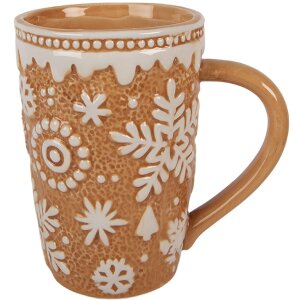 Clayre & Eef Mug Céramique 575ml 14x10x15cm