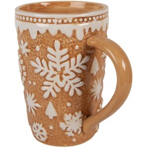 Clayre & Eef Mug Céramique 575ml 14x10x15cm