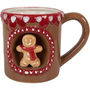 Clayre & Eef Mug Céramique 375ml 14x10x10 cm