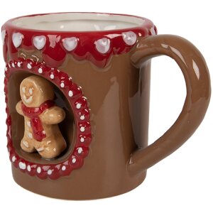 Clayre & Eef Mug Céramique 375ml 14x10x10 cm