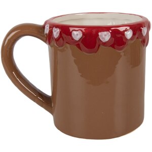 Clayre & Eef Mug Céramique 375ml 14x10x10 cm