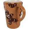 Clayre & Eef Mug Céramique 575ml Marron Beige 14x10x15cm