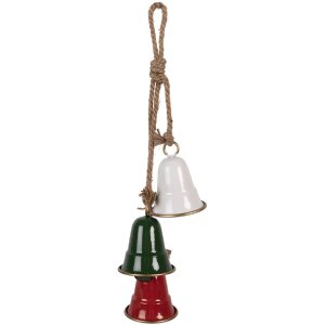 Clayre & Eef 6Y5917 Décoration Suspendue Carillons Rouge Vert Blanc
