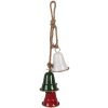 Clayre & Eef 6Y5917 Décoration Suspendue Carillons Rouge Vert Blanc