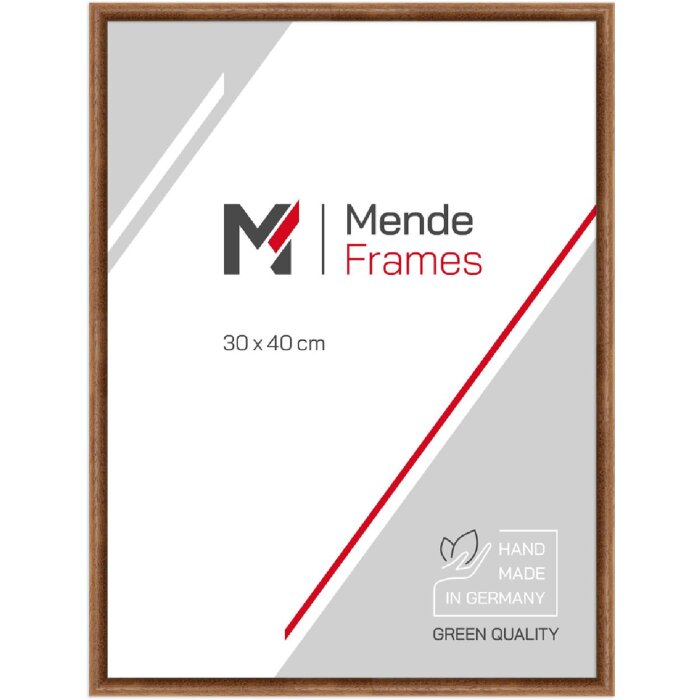 MendeFrames Cadre Photo Chêne 25x38 cm Verre Musée
