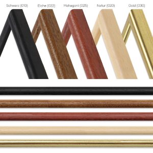 MendeFrames Cadre Photo Bois Or 30x45 cm Verre