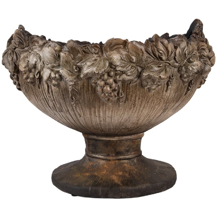 Clayre & Eef Pot de fleurs décoratif 54x34x43 cm Beige Brun