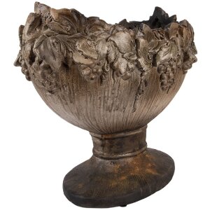 Clayre & Eef Pot de fleurs décoratif 54x34x43 cm Beige Brun