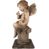 Clayre & Eef Décoration Ange 30x30x60 cm Beige