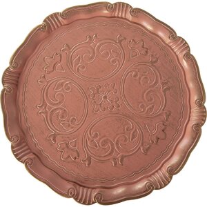 Clayre & Eef Plateau à Gâteau Or Rose...