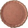 Clayre & Eef Plateau à Gâteau Or Rose 32x15 cm