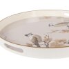 Clayre & Eef Plateau Ø 46x4 cm Beige Brun