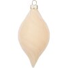 Clayre & Eef Boule de Noël Beige 7x13 cm