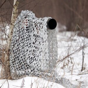 Buteo Photo Gear Filet Camouflage 3D Feuilles Neige 1,5x3 m
