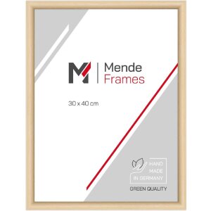 MendeFrames Cadre Photo Bois Naturel 50x65 cm Antireflet