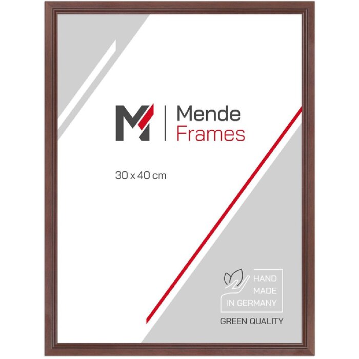 MendeFrames Cadre Photo Bois H007 Noyer 25x38 cm