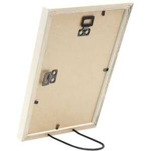 Cadre photo en bois blanc 13x18 cm - Deknudt S236F1