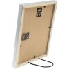 Cadre photo en bois Deknudt S243D antiksilber 18x24 cm