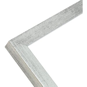 Cadre photo en bois Deknudt S243D Antiksilber 30x40 cm