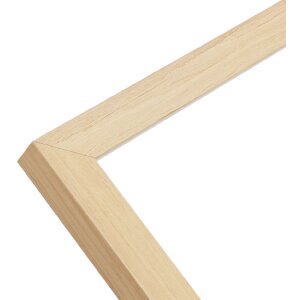 Cadre photo en bois Deknudt S243H1, 10x10 cm, finition naturelle
