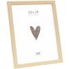 Cadre photo en bois Deknudt S243H1 Nature 18x24 cm