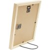 Cadre photo en bois Deknudt S243H1 Nature 18x24 cm