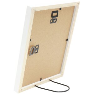 Cadre photo en bois Deknudt 10x15 cm blanc