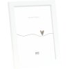 Cadre photo en bois Deknudt S243K1 15x15 cm blanc