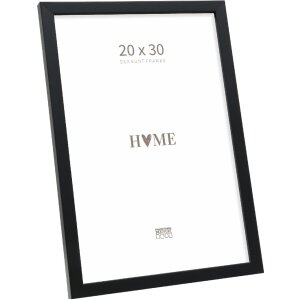 Cadre photo en bois Deknudt S243K2 noir 20x30 cm