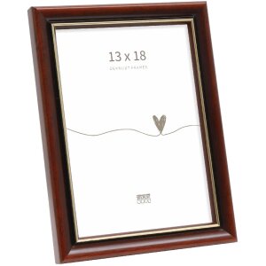 Cadre photo classique en bois Deknudt S407H2 13x18 cm