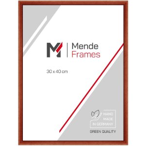 MendeFrames Cadre Photo Bois Acajou 20x40 Antireflex