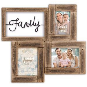 Galerie Photo Lerici – Cadre Familial 3 Photos Brun...