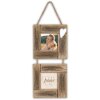 Cadre Photo ZEP Essence 2 Photos 10x10 cm Brun