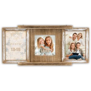 Cadre photo vintage en bois ZEP RE8833 WONDER 32x13,5 cm