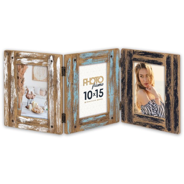 Cadre Photo ZEP Nyon 10x15 cm - Triple Format Portrait