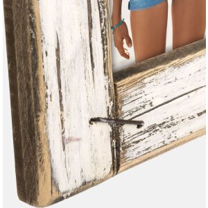 Cadre photo en bois vintage ZEP RE3968 HORN 15x20 cm blanc