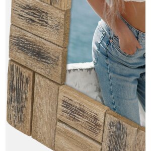 Cadre photo en bois vintage ZEP RE6768 STOCCARDA 15x20 cm brun
