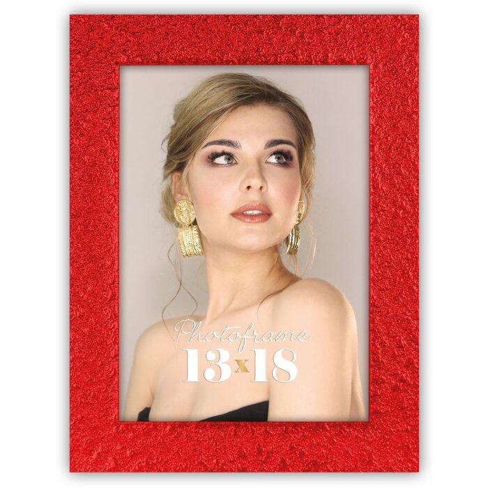Cadre Photo ZEP Orion 10x15 cm Rouge DC446R