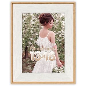 Cadre photo SIENA ZEP en plastique PS 30x40 cm blanc