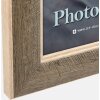 Cadre photo ZEP OLBIA 10x15 cm gris imitation bois
