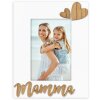 Cadre photo bois blanc "Mamma I" 10x15 cm
